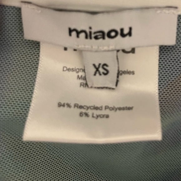 NWT Miaou Tati corset tie back top -XS - Picture 5 of 6